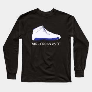 AJ XVIII - Pixelated art Long Sleeve T-Shirt